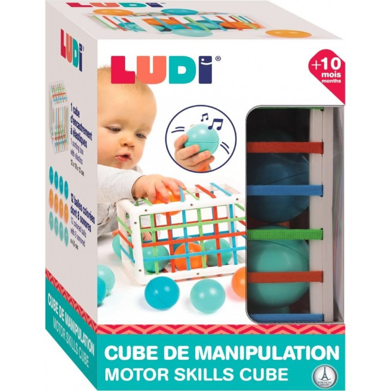 Cube d'activités Pyramide - Jouets Éducatif interactifs - Cube de