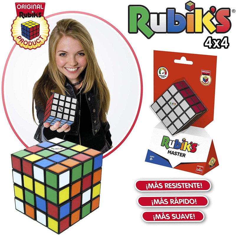 Goliath - Cubo di Rubik originale 4X4, 6 colori — Juguetesland