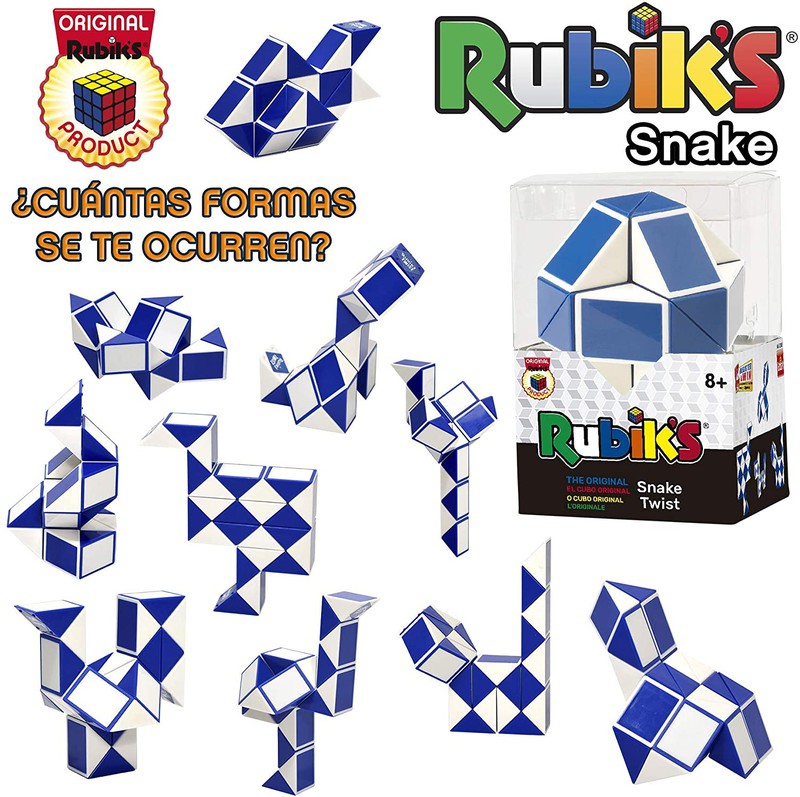 Rubik's Snake ¡Podes criar mais de 100 figuras! Goliath Group :Goliath Spain