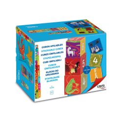 Cubes en bois empilables - 10 pièces - Cayro