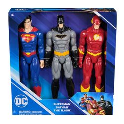 DC Universe Pack 3 Figuras 30 cm (Superman, Batman, Flash)