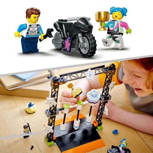 Испытание трюков: разгром мотоцикла - Lego City Stuntz