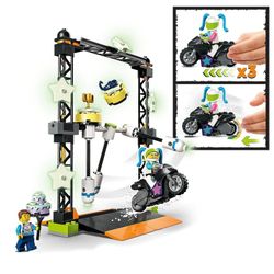Испытание трюков: разгром мотоцикла - Lego City Stuntz