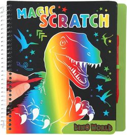 Dino World - Magic Scratch Book