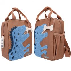 Dino World - Mini Mochila - Cor Marrom
