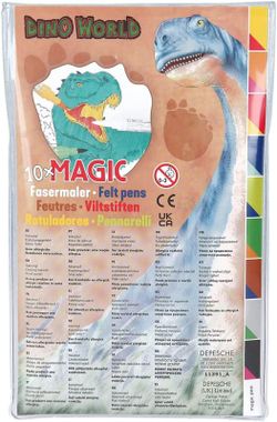 Dino World Rotuladores Mágicos