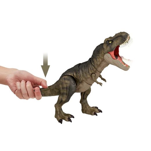 Jurassic World T-Rex Articulated Dinosaur – schlägt und verschlingt mit Sound