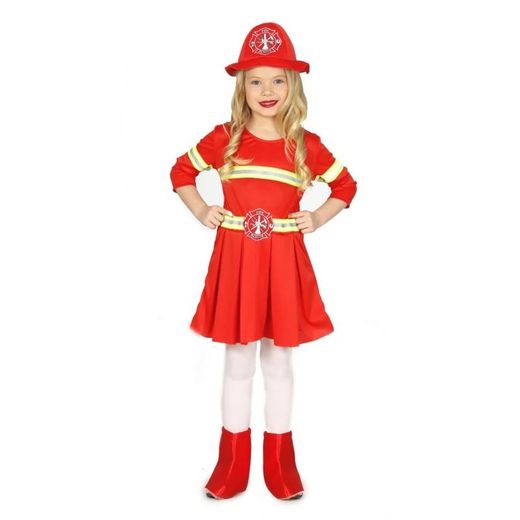 Disfraz Bombera para niña (7-9 Años)