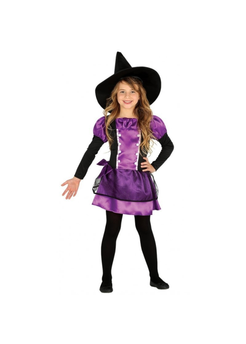 Disfraz Bruja Niña - Talla: 10 a 12 Años