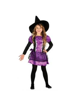 Disfraz Bruja Niña - Talla: 10 a 12 Años