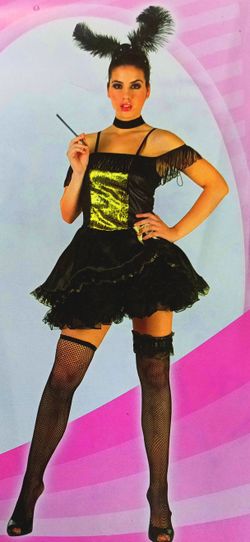 Disfraz Chica  de Salón - Talla: S/M