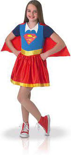 Costume DC Super Hero Girl - Supergirl - Taglia M - 5/6 anni