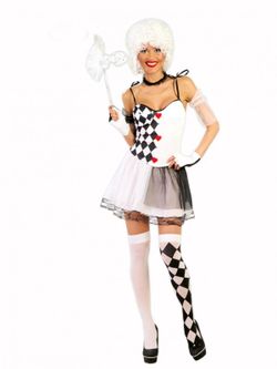Costume Arlequin Sexy Taille : M (38-40)