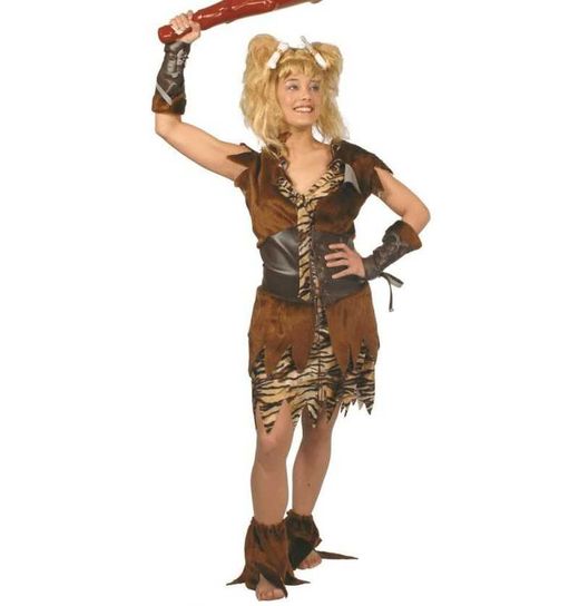 Costume da cavernicola per donna - Taglia unica