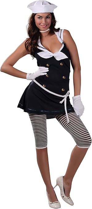 Disfraz de Marinera Mujer - Talla Única (38-40)