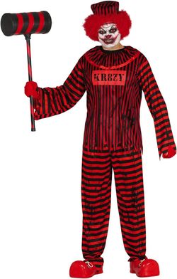 Disfraz de Payaso Psicopata - Talla: L