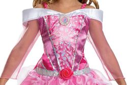 Costume classico Disney Aurora per il centenario, taglia 7-8 anni