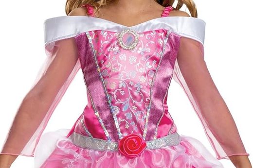 Costume classico Disney Aurora per il centenario, taglia 7-8 anni