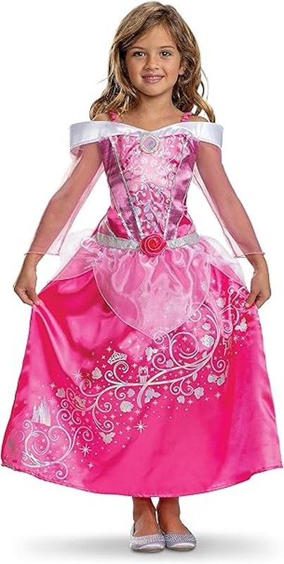 Costume classico Disney Aurora per il centenario, taglia 7-8 anni