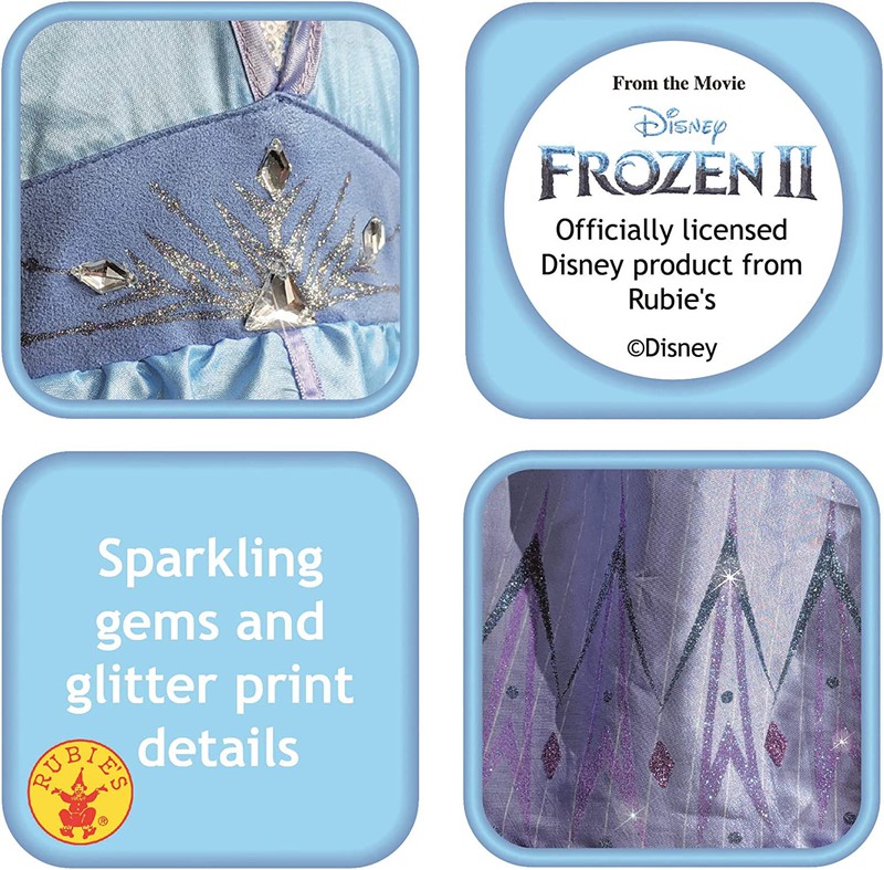 Déguisement Elsa La reine des neiges 2 Disney Store taille 6 ans