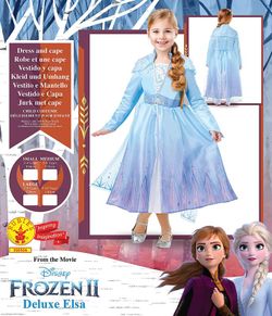 Disfraz Elsa Frozen 2 Deluxe T: L (7-8 Años)