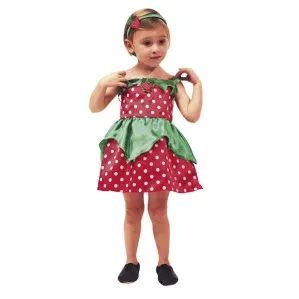 Disfraz Fresita - Talla: 18-36 Meses