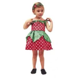 Disfraz Fresita - Talla: 3-5 Años