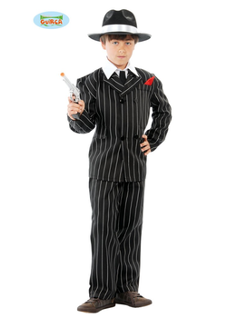 Disfraz Gángster Americano - Talla: 7 a 9 Años