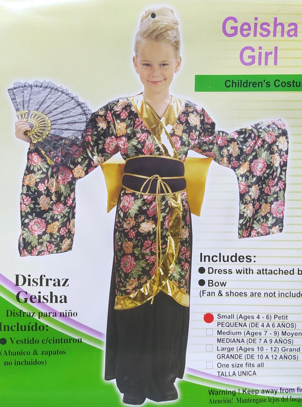 Costume da geisha (4-6 anni)