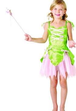 Disfraz Hada Verde - Talla: 5-7 Años