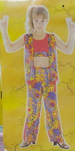 Disfraz Hippie Niña T: S