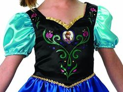Costume per bambini Anna - Frozen Taglia: L (7-8 anni)