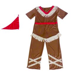 Fantasia Infantil Indiana - Tamanho: 5-7 anos