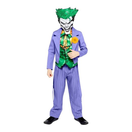Costume per bambini Joker W.b Comic Taglia M (8-10 anni)