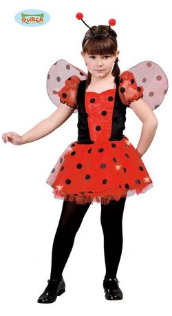 Disfraz Infantil Mariquita T: M (7 a 9 Años)