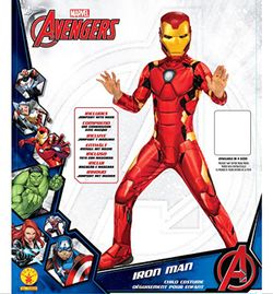 Déguisement Iron Man T: M (7-8 Ans/138 Cm)