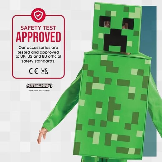 Карнавальный костюм Minecraft Creeper Размер: 7-8 лет