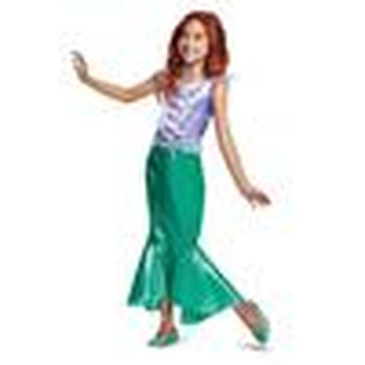 Fantasia clássica de menina Disney Ariel (7-8 anos)