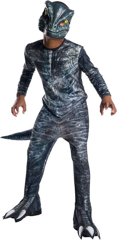 Disfraz Niño Velociraptor Blue Classic Talla L (8-10 Años) — Juguetesland