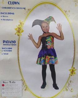 Disfraz Payasita Niña T: S