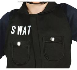 Déguisement de police SWAT - Taille : 3/4 ans
