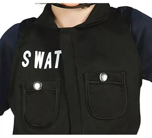 Déguisement de police SWAT - Taille : 3/4 ans