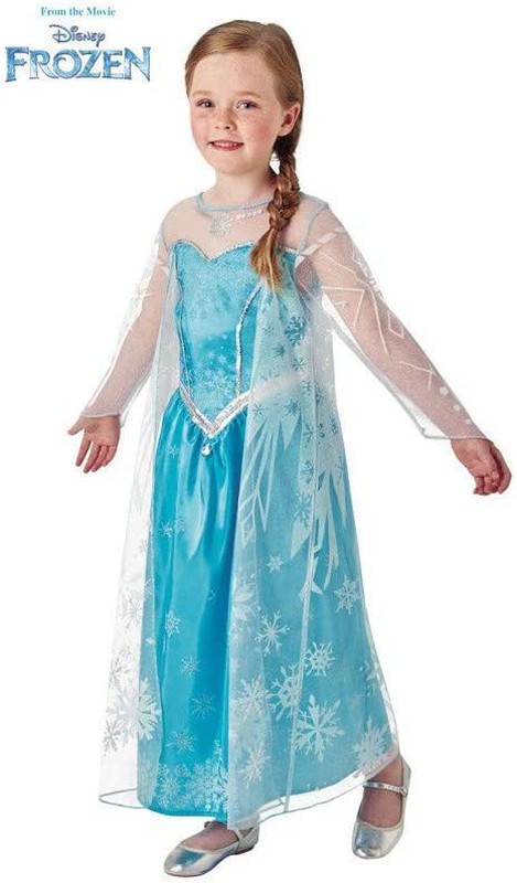 Déguisement Princesse Elsa - La Reine des neiges T : L (7-8 ans)