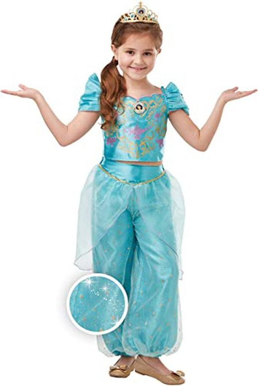 Costume Princesse Jasmine T:S (3-4 ans/104 Cm)