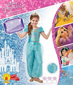 Costume Princesse Jasmine T:S (3-4 ans/104 Cm)