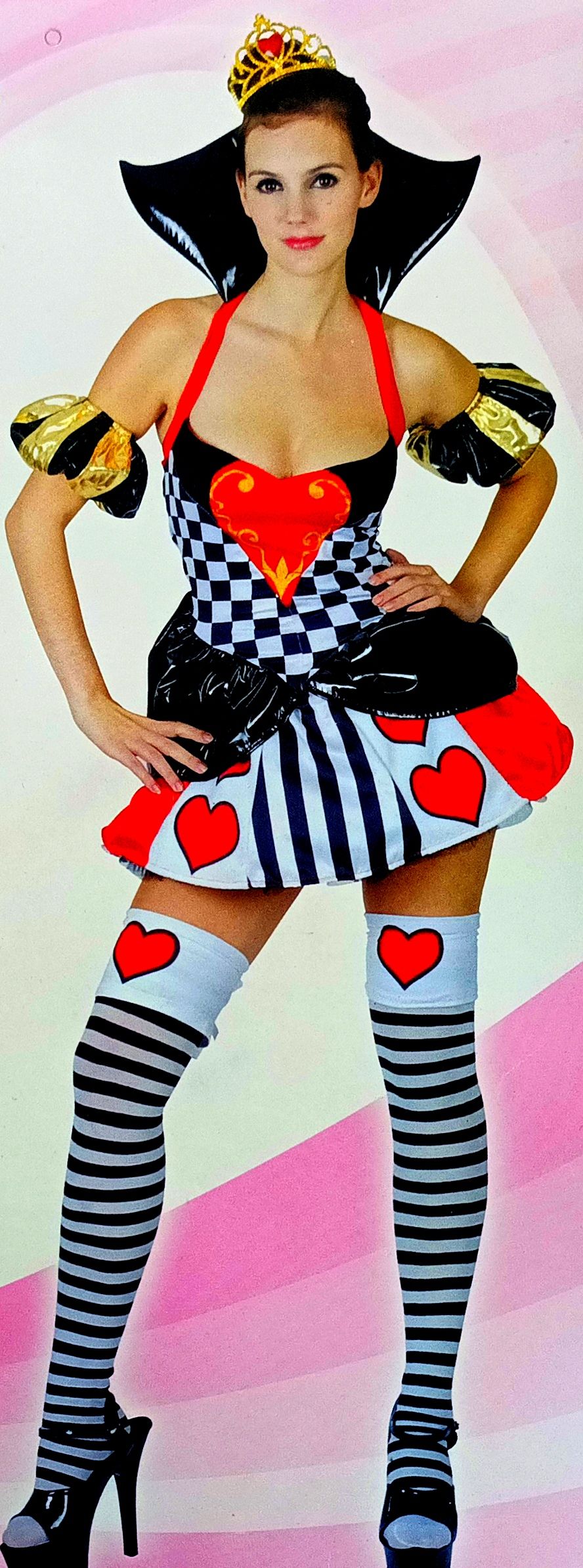 Disfraz Reina de Corazones - Talla: M