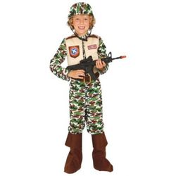 Special Forces Soldat Kostüm T: M (7 bis 9 Jahre)
