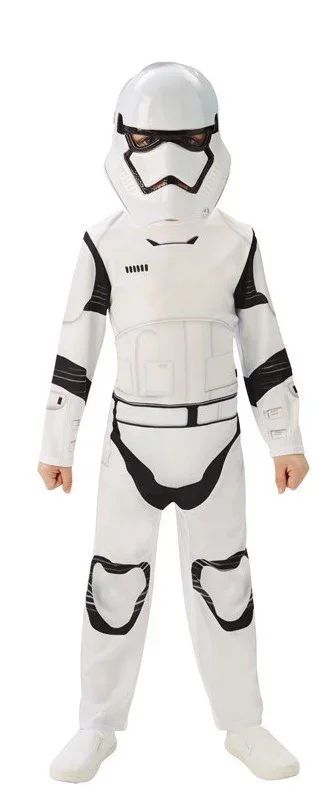 Costume classico da Stormtrooper di Star Wars, taglia: M (5-6 anni)