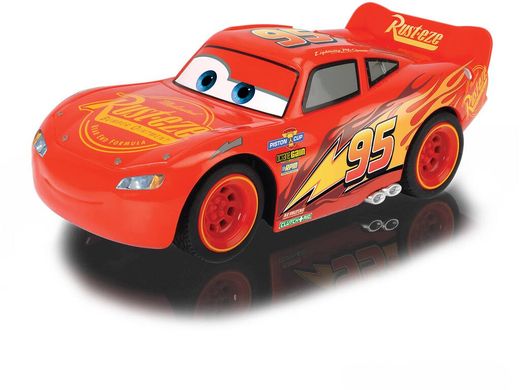 Радиоуправляемая машинка Disney Cars - Молния Маккуин, одноприводная, 14 см. - Джада