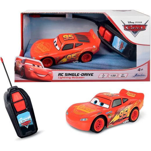 Радиоуправляемая машинка Disney Cars - Молния Маккуин, одноприводная, 14 см. - Джада